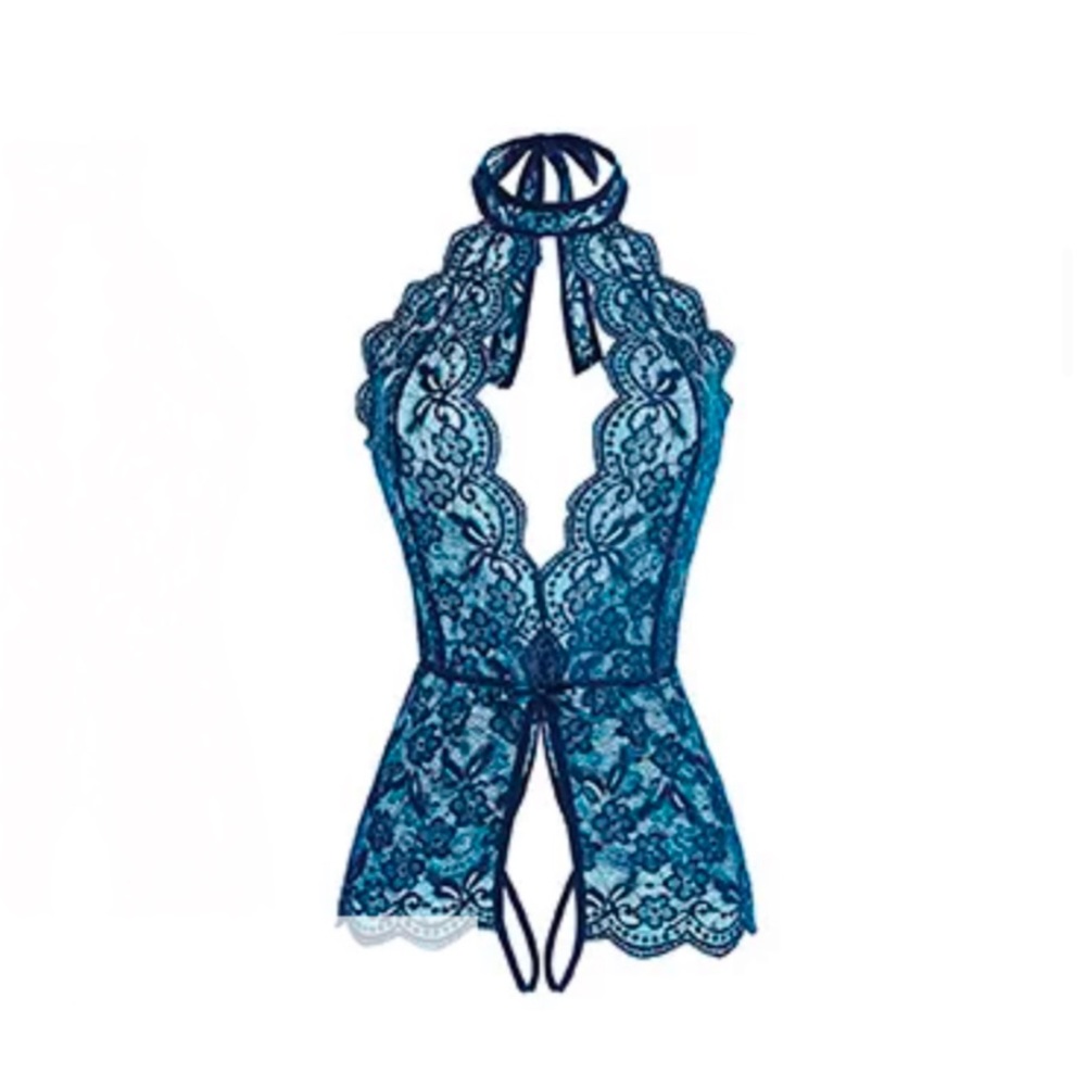 Lalavava Lingerie Halter One Piece Bodysuit/Teddy